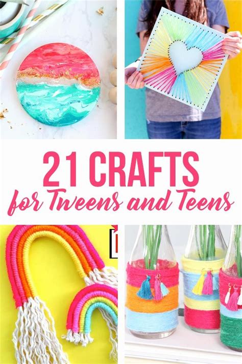 21 Crafts For Teens And Tweens Tween Crafts Easy Crafts For Teens