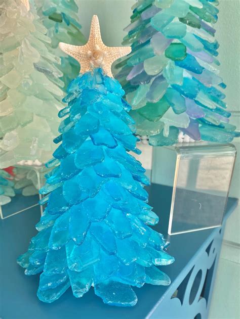 These Beautiful Sea Glass Christmas Trees Will Give Your Christmas A Tropical Feel Glass