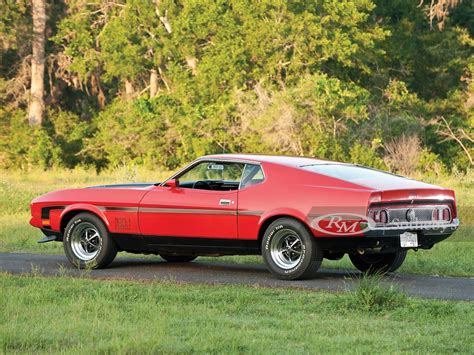 1971 Ford Mustang Mach 1 429 Sportsroof The Charlie Thomas Collection
