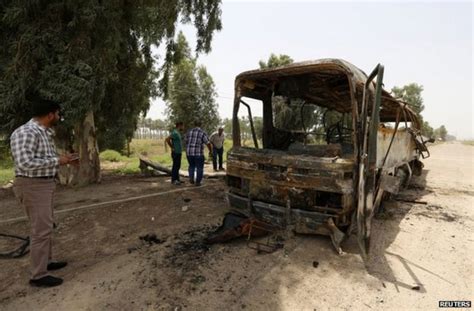 Militants Kill 60 In Ambush On Iraq Prison Convoy Bbc News