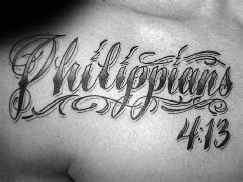 40 Philippians 413 Tattoo Designs For Men Bible Verse Ideas