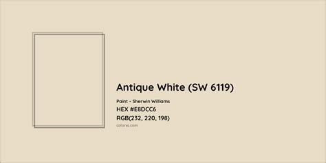 Sherwin Williams Antique White Sw 6119 Paint Color Codes Similar