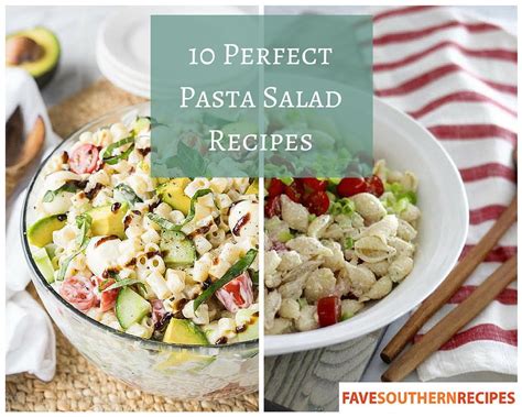 The pesto can be made three days ahead and refrigerated… 10 Perfect Pasta Salad Recipes | FaveSouthernRecipes.com