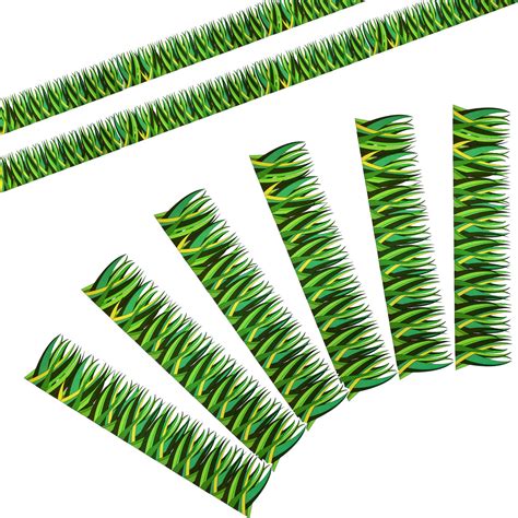 Buy 60 Pieces Green Grass Border Bulletin Board Decorations Grass Boarder Trim Grass Cutout