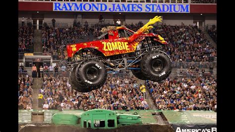 Tripp (lucas till) and creech get in a monster truck wrestling match. Zombie Monster Truck Theme Song (Starts at the right part ...