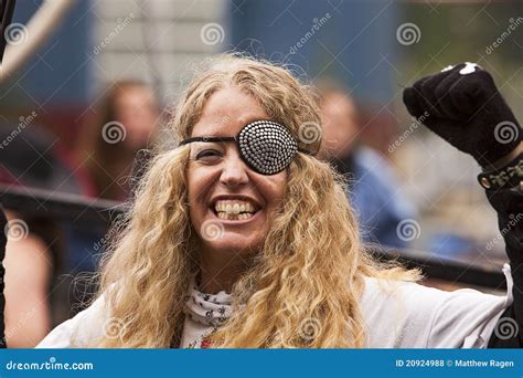 Woman With Eyepatch Editorial Stock Photo Image Of Parade 20924988