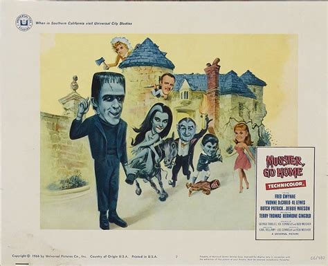 Munster Go Home 1966 Original Title Card 11x14 Movie Poster See