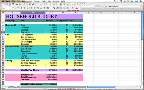Setting Up A Personal Budget Spreadsheet With Regard To How To Setup A