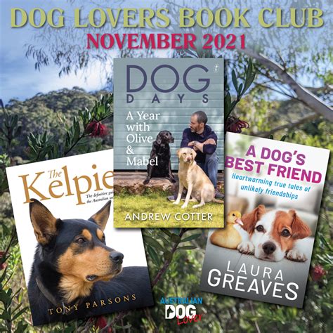 Dog Lovers Book Club November 2021 Australian Dog Lover