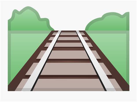 Railway Track Icon Railroad Tracks Hd Transparent Cartoon Free