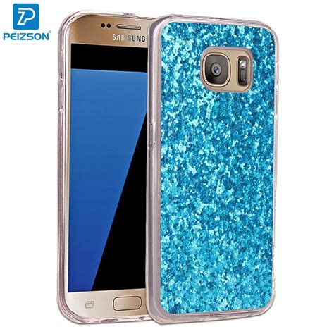 For Samsung Galaxy S7 Casehighly Transparent Glitter Soft Tpu Silicone