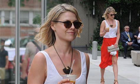 Ali Larter Attempts To Protect Her Modesty As Her Split Skirt Reveals A