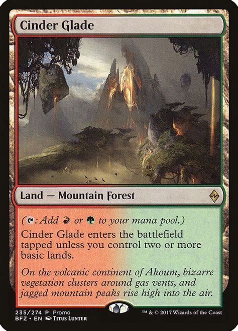 Cinder Glade Standard Showdown Promos Magic The Gathering