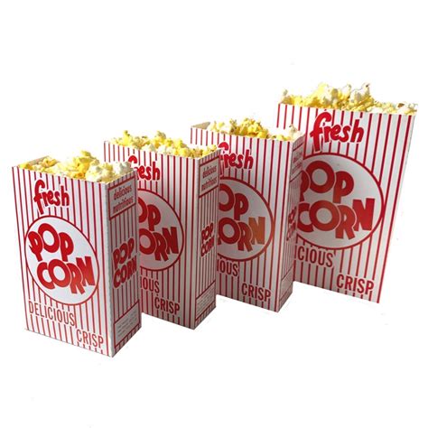 Small Classic Popcorn Boxes Packs Of 12 24 50 Or 100 Etsy