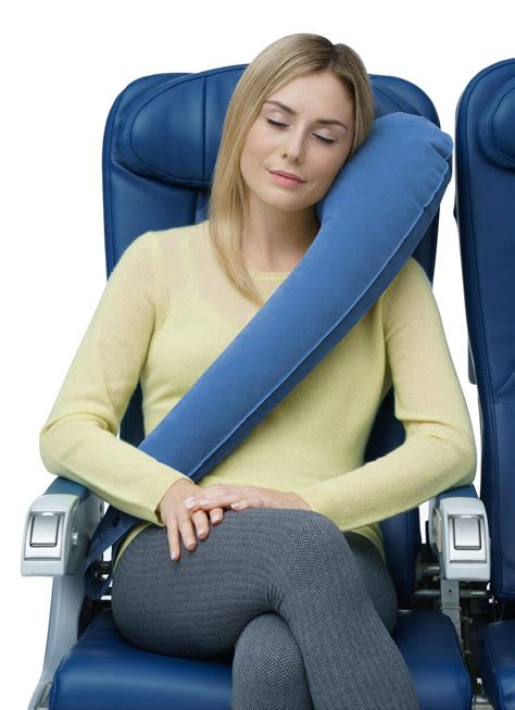 The Ultimate Travel Pillow With Its Ergonomic Shape The Travelrest® Inflatable Travel Pillow