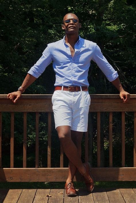 Stylist Tips For Men How To Wear White Shorts Mens White Shorts