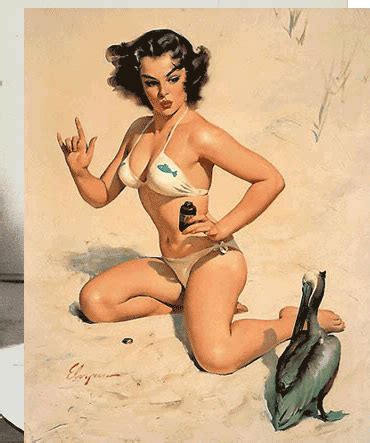 Gil Elvgren Painted Pinups And Models Juxtaposed Pics Xhamster My Xxx