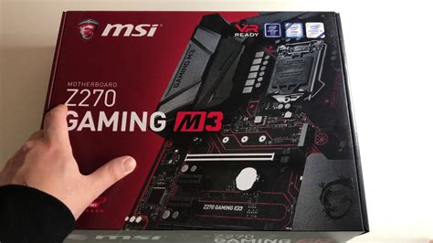 Msi Gaming M3 Z270 Mainboard 2017 Unboxing De Youtube