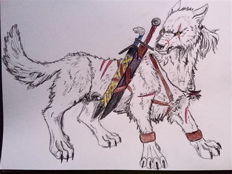 Geralt The White Wolf Witcher By Wolfblood95 On Deviantart