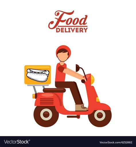 How to get a better deal on grubhub: Food delivery Royalty Free Vector Image - VectorStock