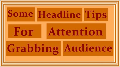 Attention Grabbing Headline Tips For Thumbnail YouTube