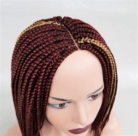 Lace Closure Wigs Box Braided Wig African Wigs Braided Wigs Short B