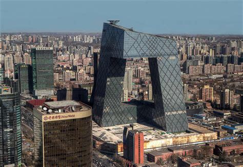 China Central Television Headquarters Building Beijing China Amazing