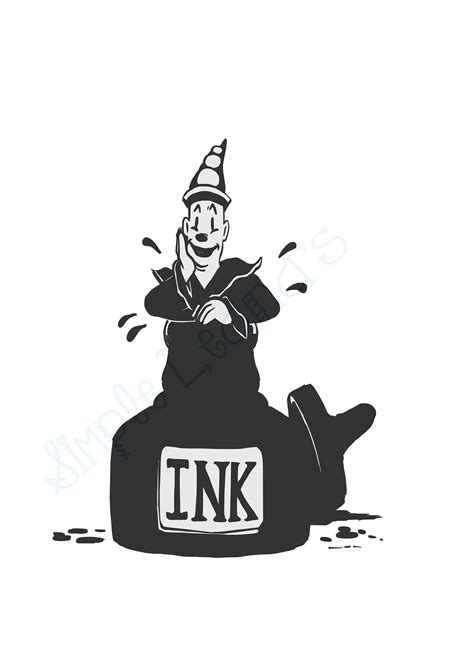Koko The Ink Well Clown 1920s Vintage Toon Betty Boop Clown Etsy