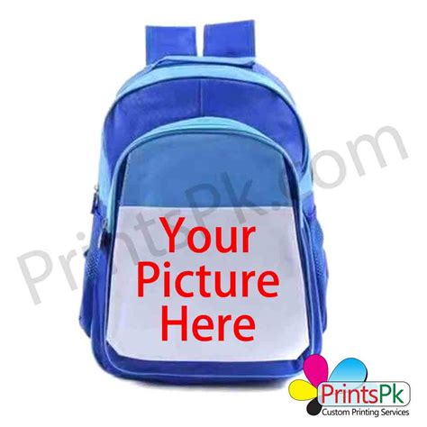 Custom School Bag Design A School Bag With Your Own Photo
