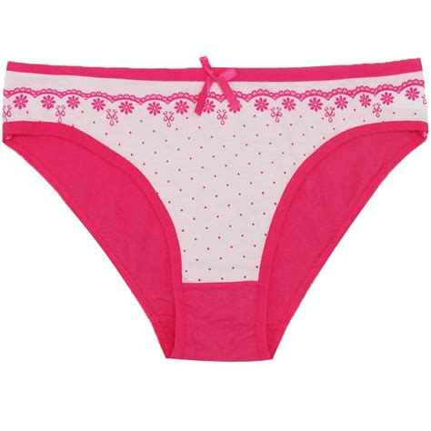 Buy New Womens Cotton Panties Dot Print Girl Briefs