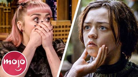 Top 10 Awesome Maisie Williams Moments Youtube