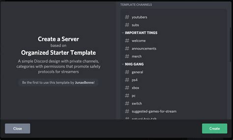 Discord Server Starter Template Etsy Uk