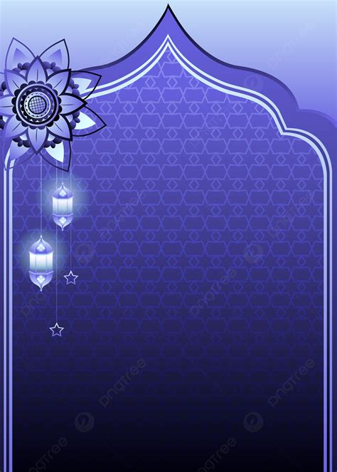 Ramadhan Background Latar Belakang Kosong Idul Fitri Atau Iftar Dengan Dekorasi Lentera Dan