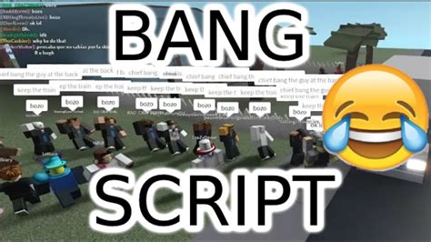 Roblox Bang Script Youtube