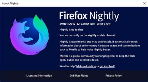 Firefox Nightly Latest Version Get Best Windows Software