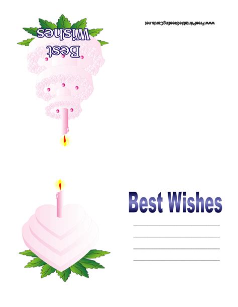 Best Wishes Greeting Card Template Download Printable Pdf Templateroller