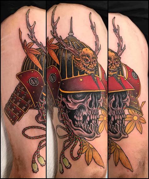 Share More Than 71 Samurai Skull Tattoo Latest Ineteachers