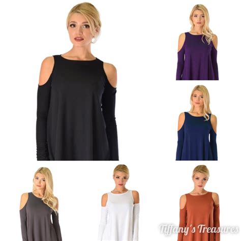Cute Cold Shoulder Tops In Fall Colors Trendy Boutique My Style Women