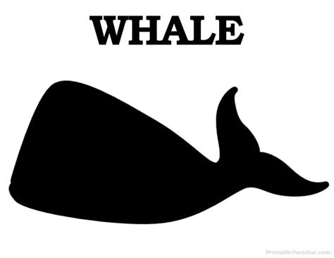 Printable Whale Silhouette Print Free Whale Silhouette Whale