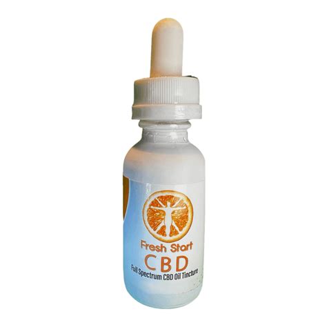 Cbd Tincture Plain Fresh Start Cbd