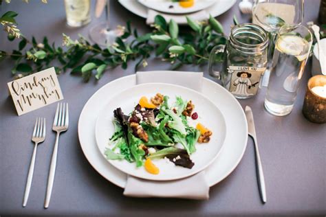 Dinner Options Plated Meal Planning Prosecco Modern Vintage Events