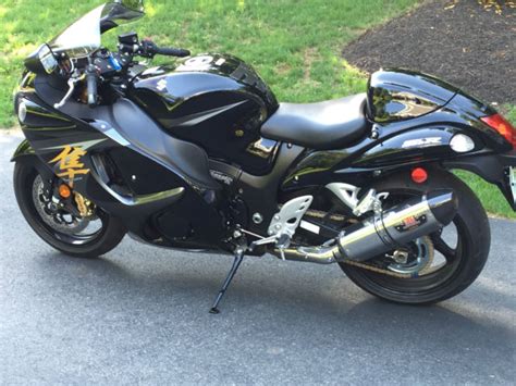The suzuki hayabusa model is a sport bike manufactured by suzuki. 2014 SUZUKI HAYABUSA. UNDER 300 MILES. HELI BARS, EXHAUST