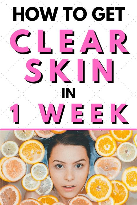 5 Tips How To Get Clear Skin In A Week Fast My Five Guide In 2021