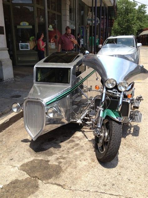 Custom Motorcycle With Matching Sidecar Saw This In