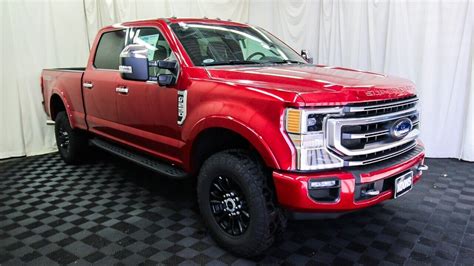 Rapid Red Platinum F 250 Tremor Off Road Pkg Crew Cab 73l V8 4x4