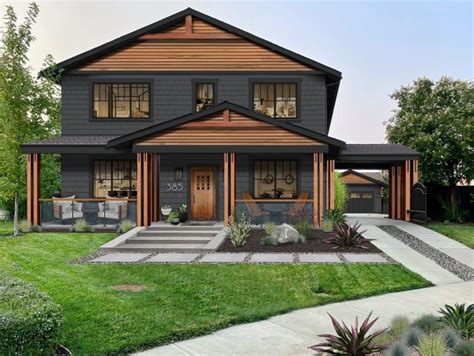 This Is An Artists Rendering Of A Modern House In The Suburbs Of Vancouver