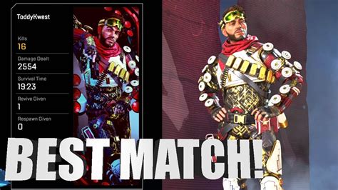 My New Best Match Ever In Apex Legends Youtube