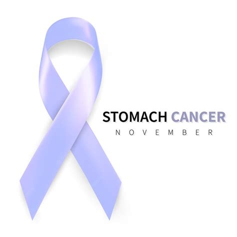 Premium Vector Stomach Cancer Awareness Month Realistic Periwinkle
