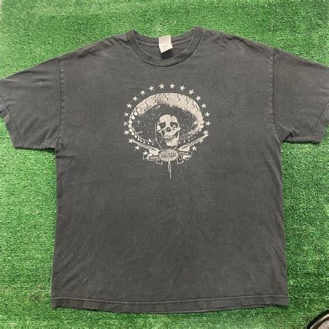 Alstyle Shirts Vintage Y2k Inked Skull Tattoo Sun Faded Black Goth Punk Tee Poshmark