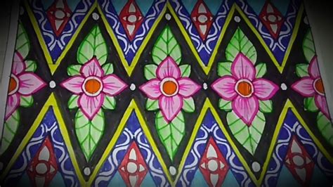 Ternyata corak ini menunjukkan perpaduan budaya tionghoa di tanah jawa lho. 95 Macam Corak Lukisan Corak Batik Bunga Yang Wajib Kamu ...